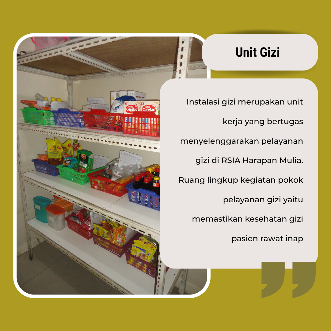 gizi RSIA Harapan Mulia